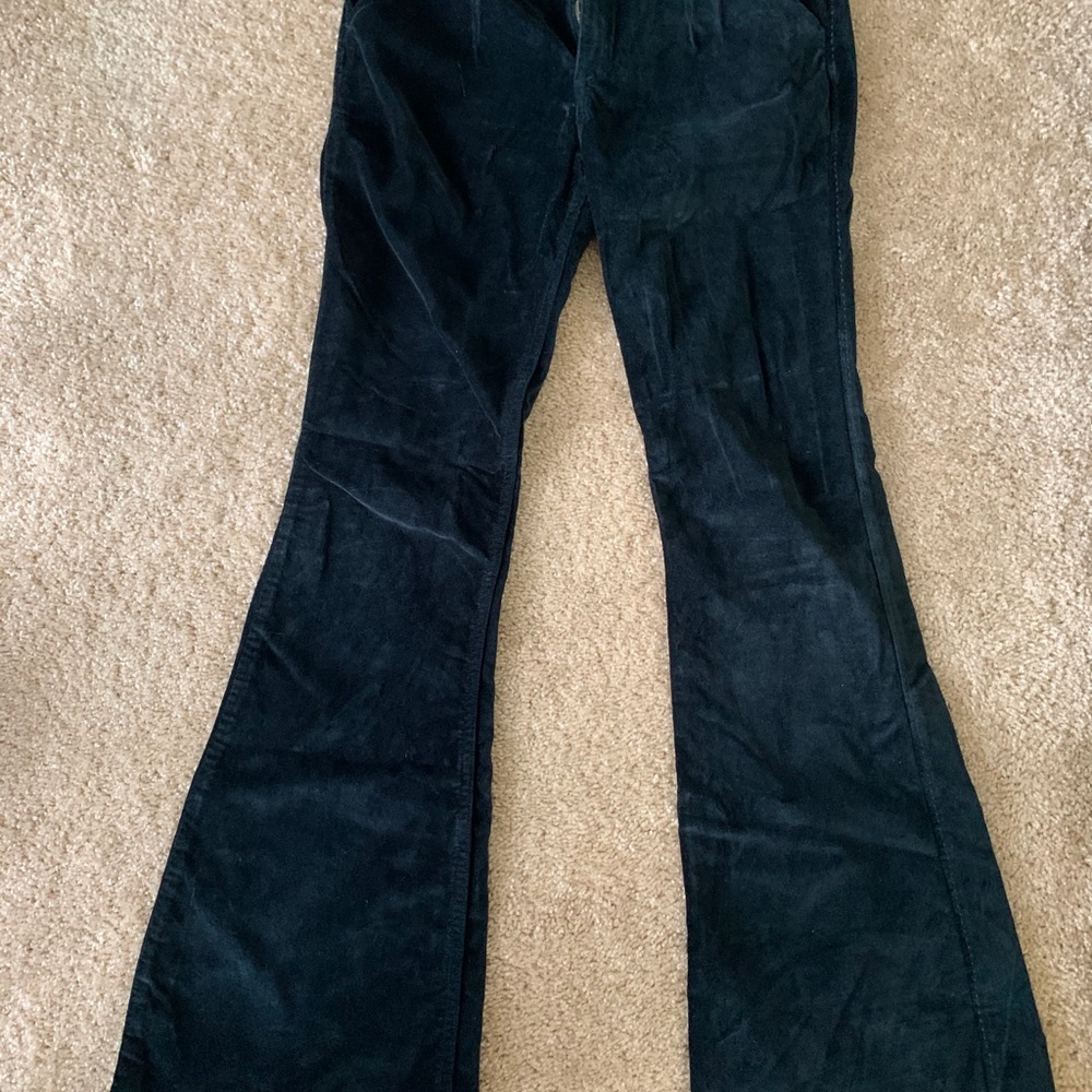 Free People Velvet like Bell Bottoms